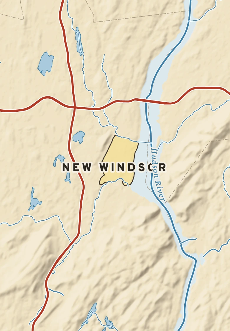 Atlas plate of New Windsor, New York.