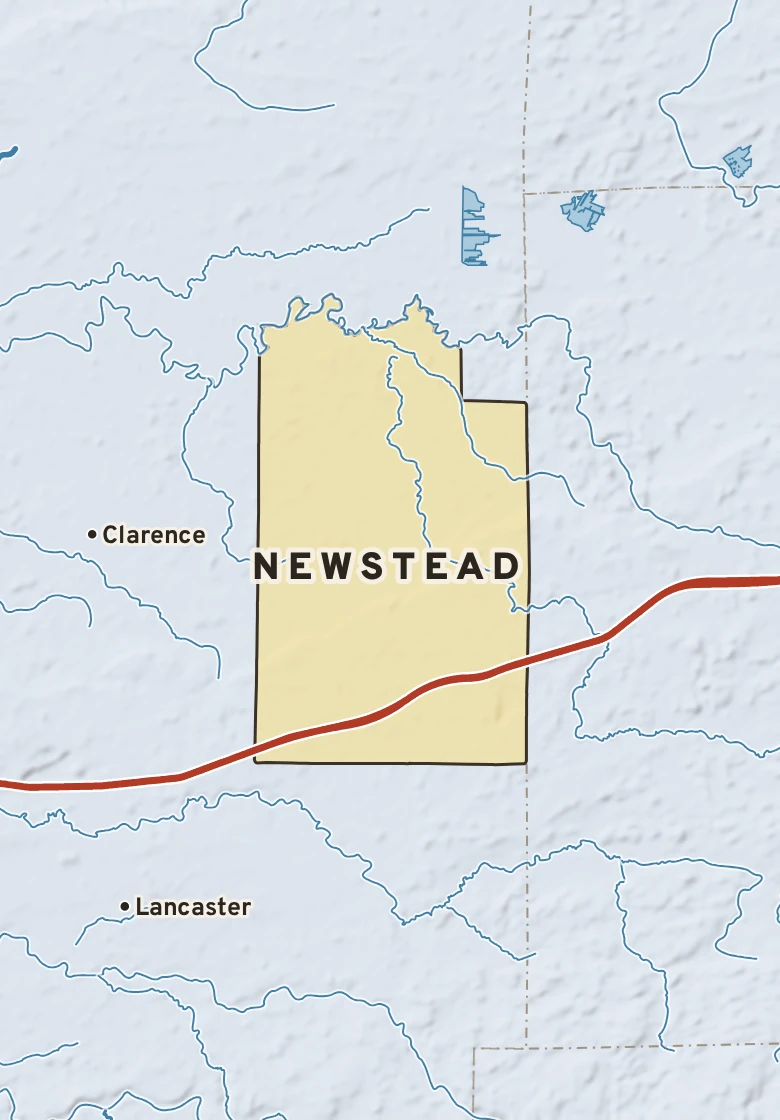 Atlas plate of Newstead, New York.