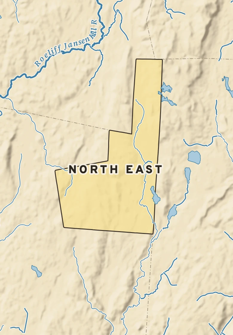 Atlas plate of North East, New York.