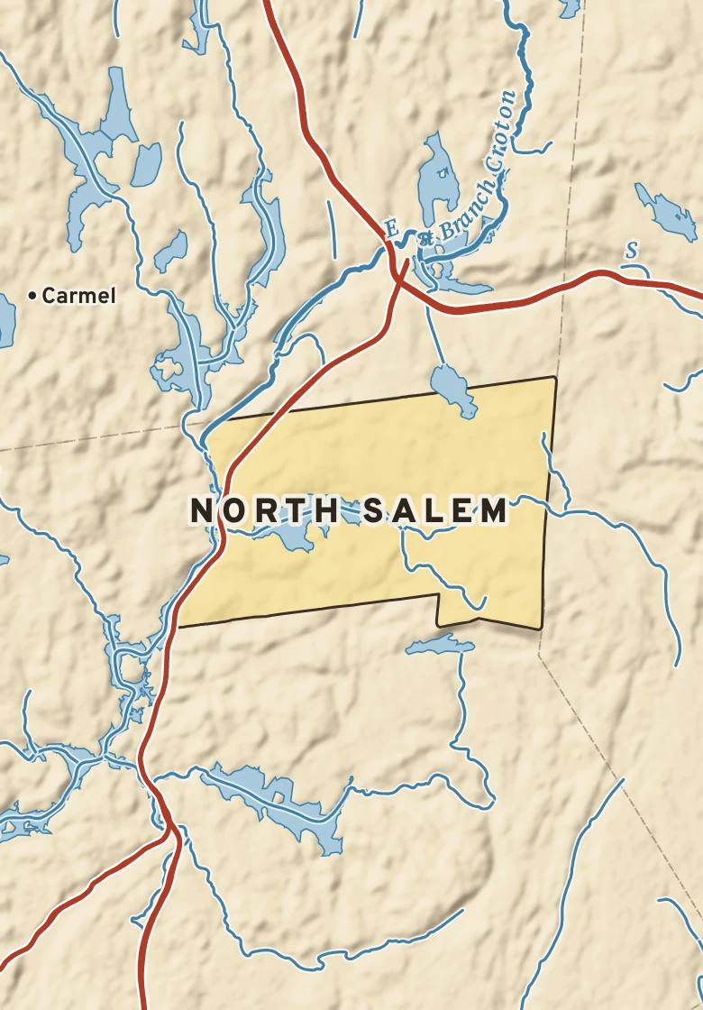 Atlas plate of North Salem, New York.