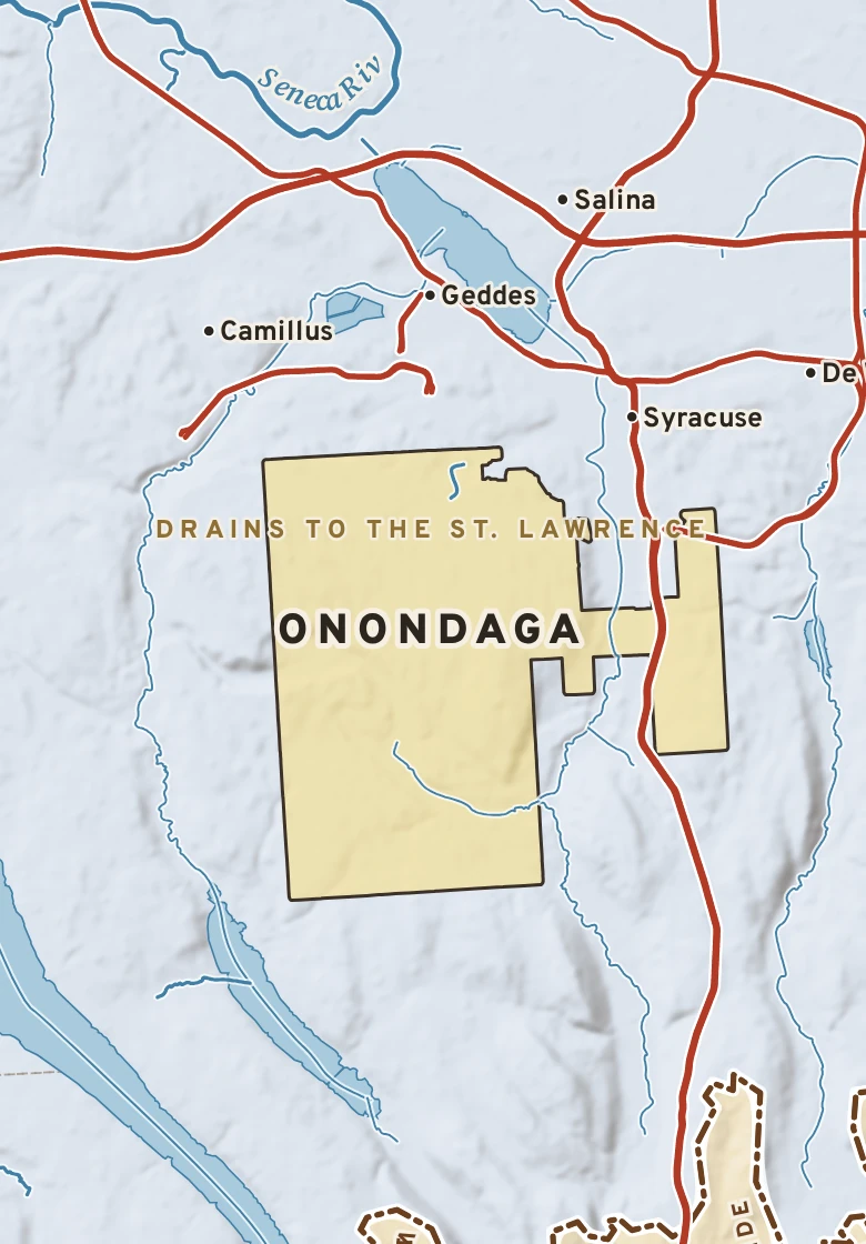 Atlas plate of Onondaga, New York.