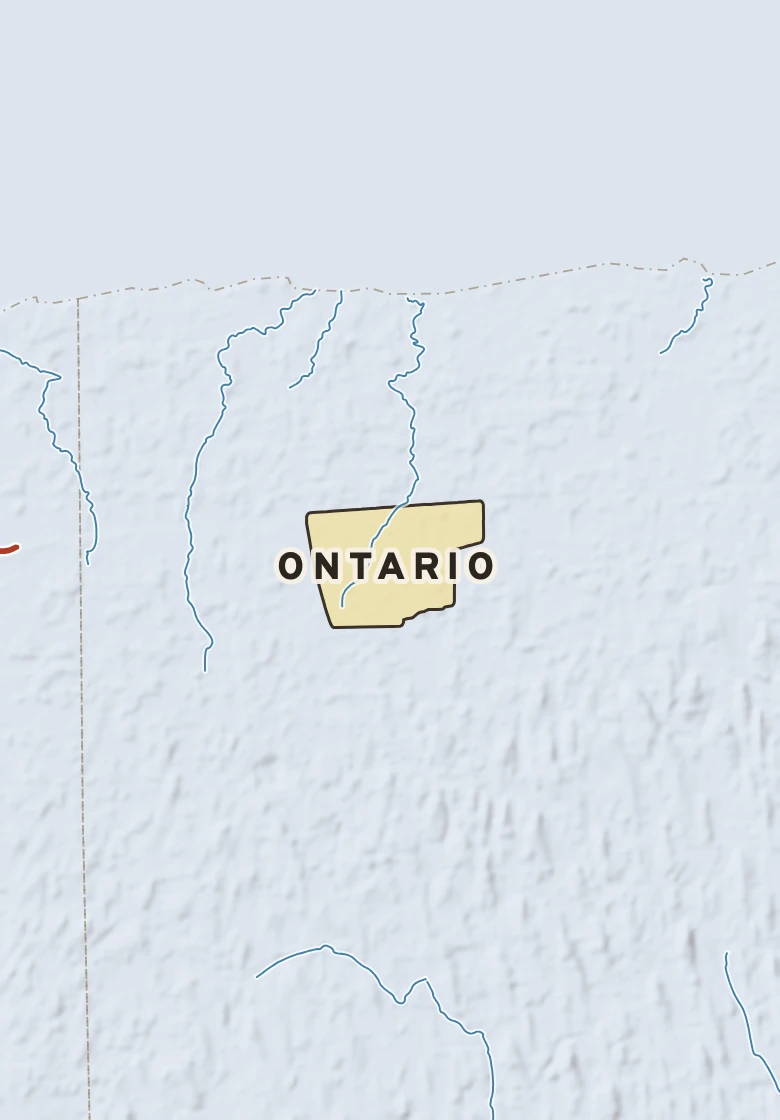 Atlas plate of Ontario, New York.