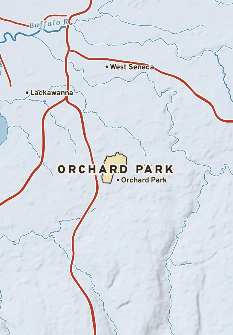 Atlas plate of Orchard Park, New York.