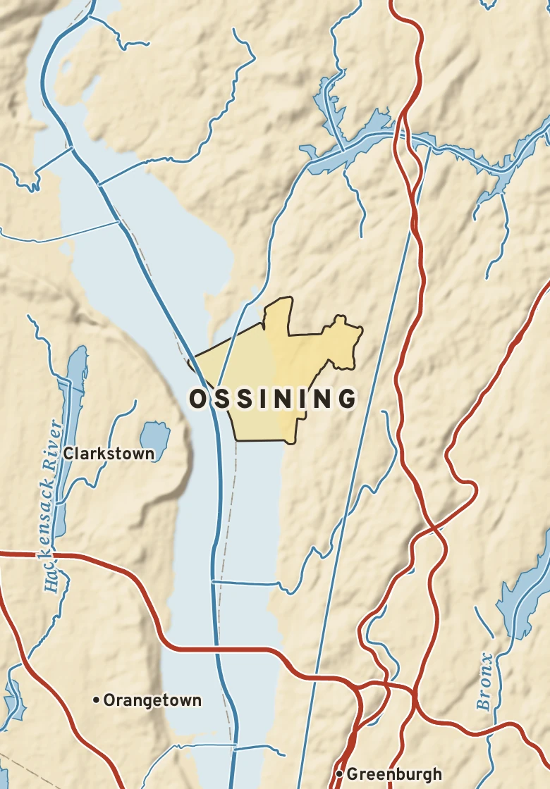 Atlas plate of Ossining, New York.