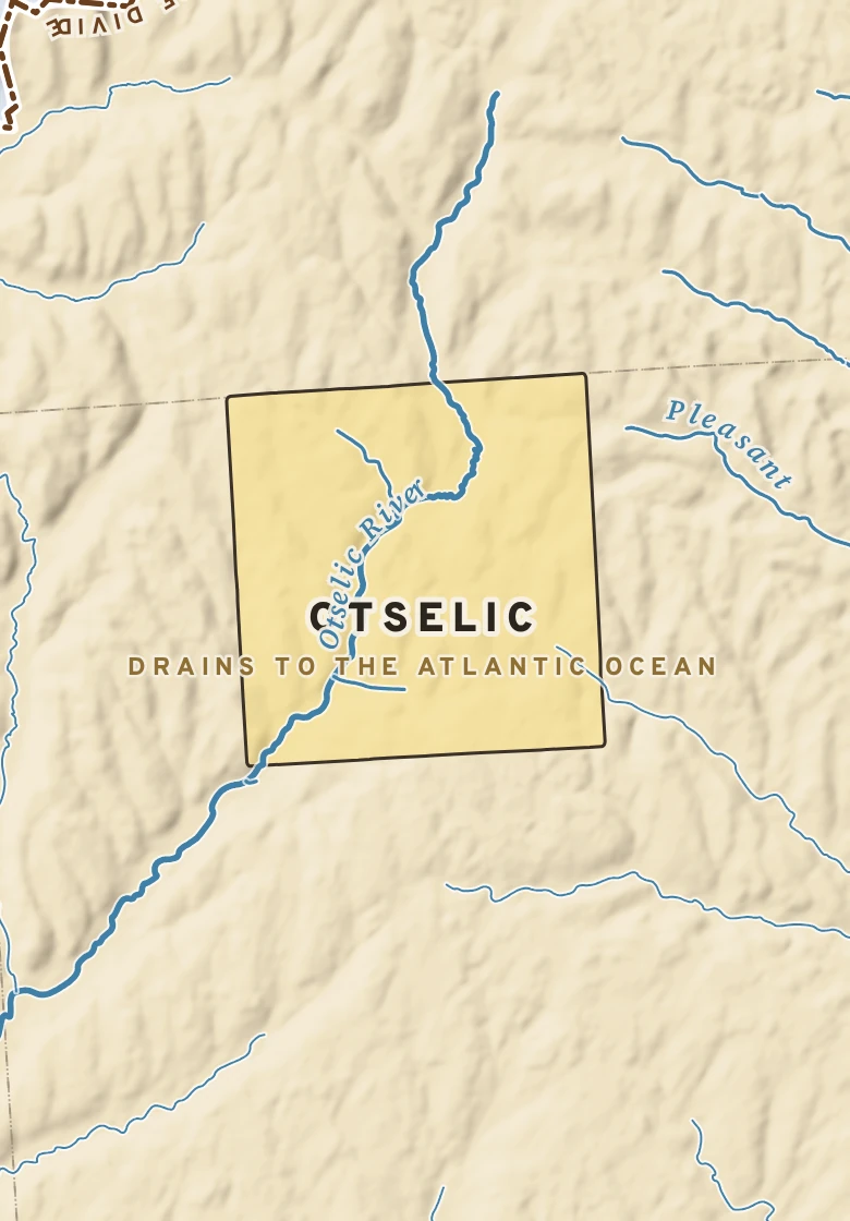 Atlas plate of Otselic, New York.
