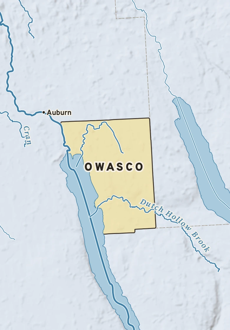 Atlas plate of Owasco, New York.