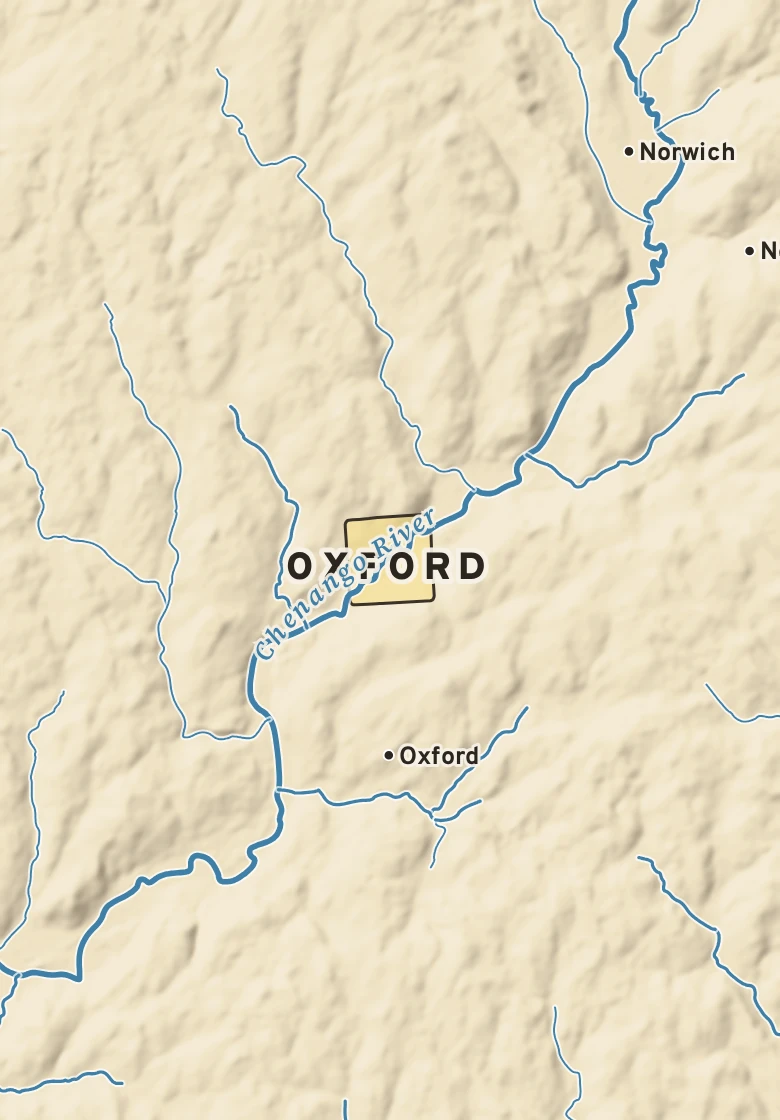 Atlas plate of Oxford, New York.