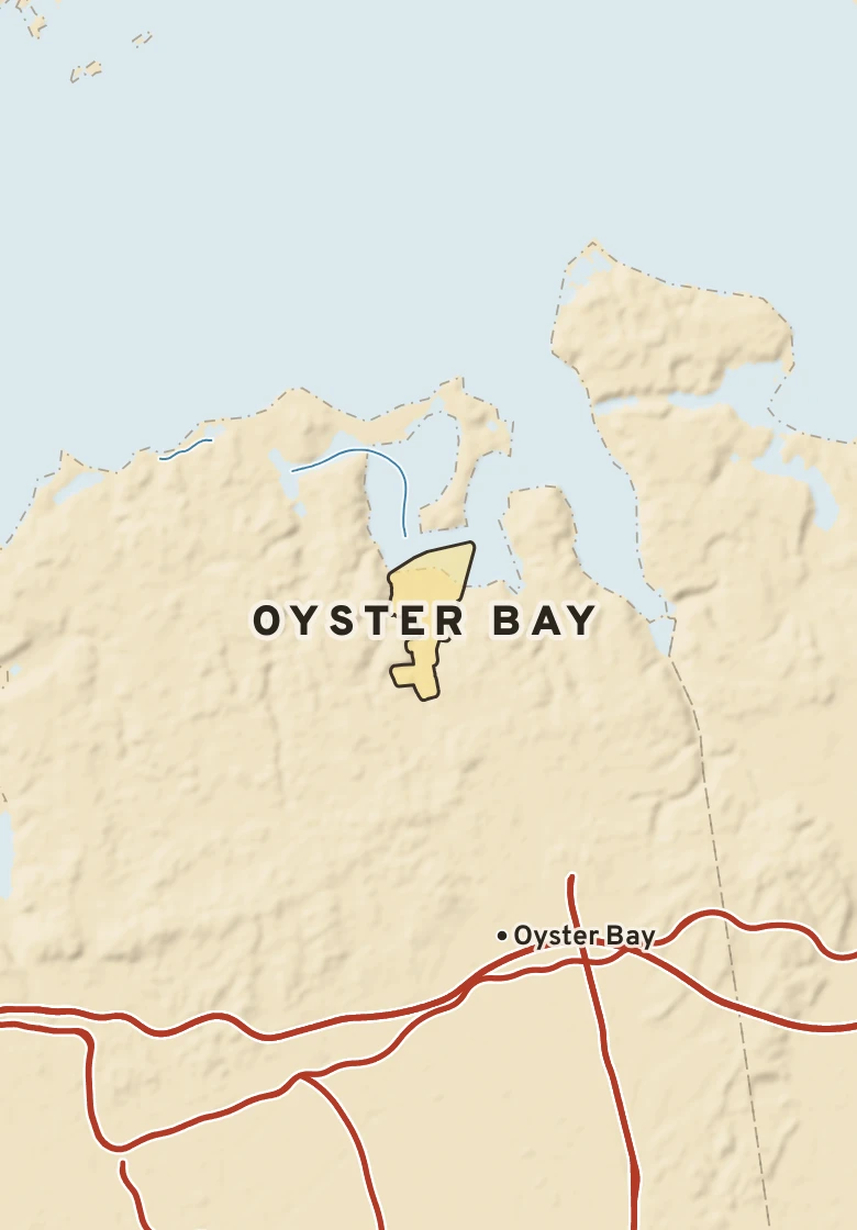 Atlas plate of Oyster Bay, New York.