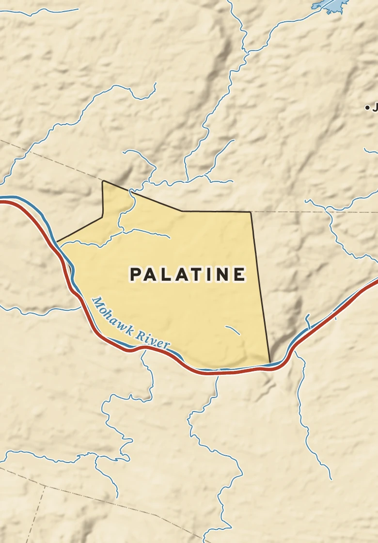 Atlas plate of Palatine, New York.