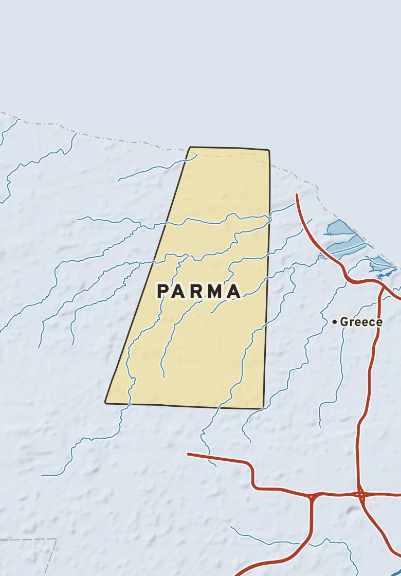 Atlas plate of Parma, New York.