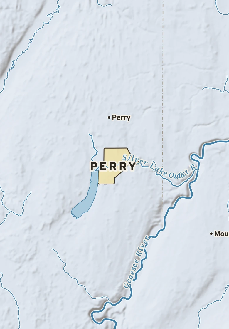 Atlas plate of Perry, New York.