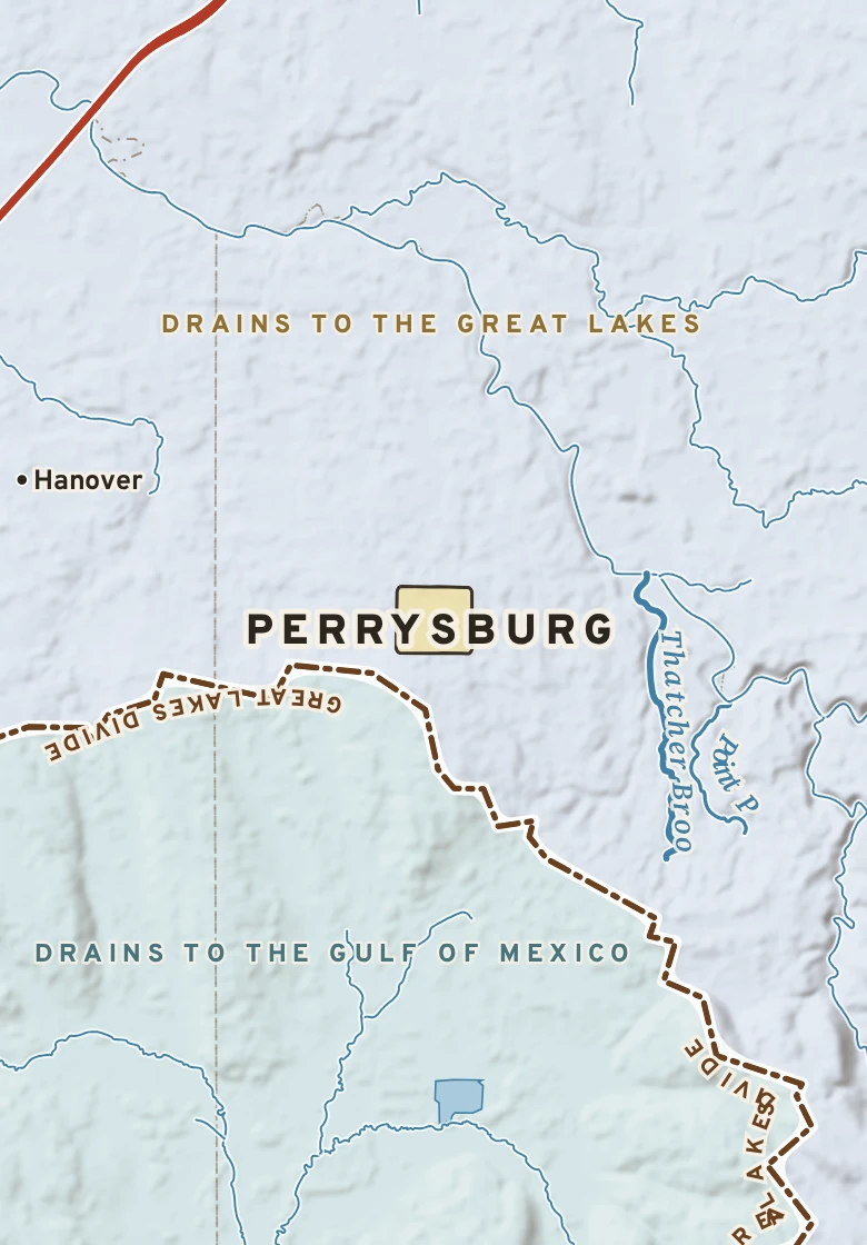 Atlas plate of Perrysburg, New York.