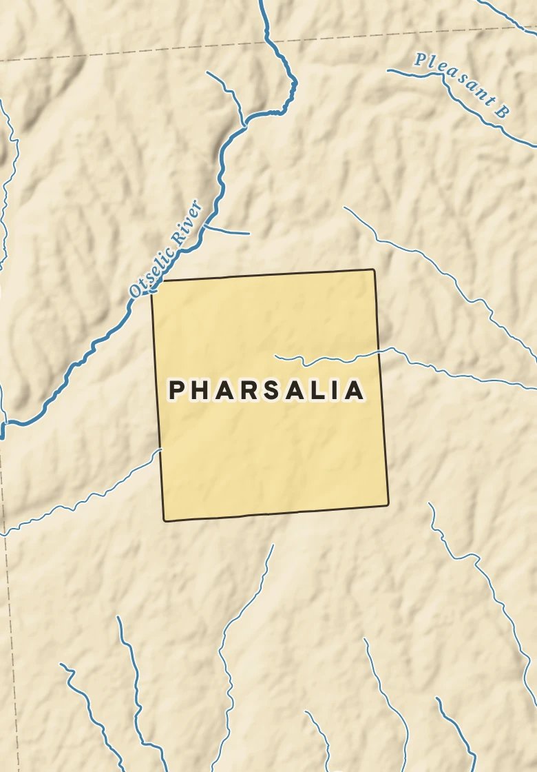 Atlas plate of Pharsalia, New York.