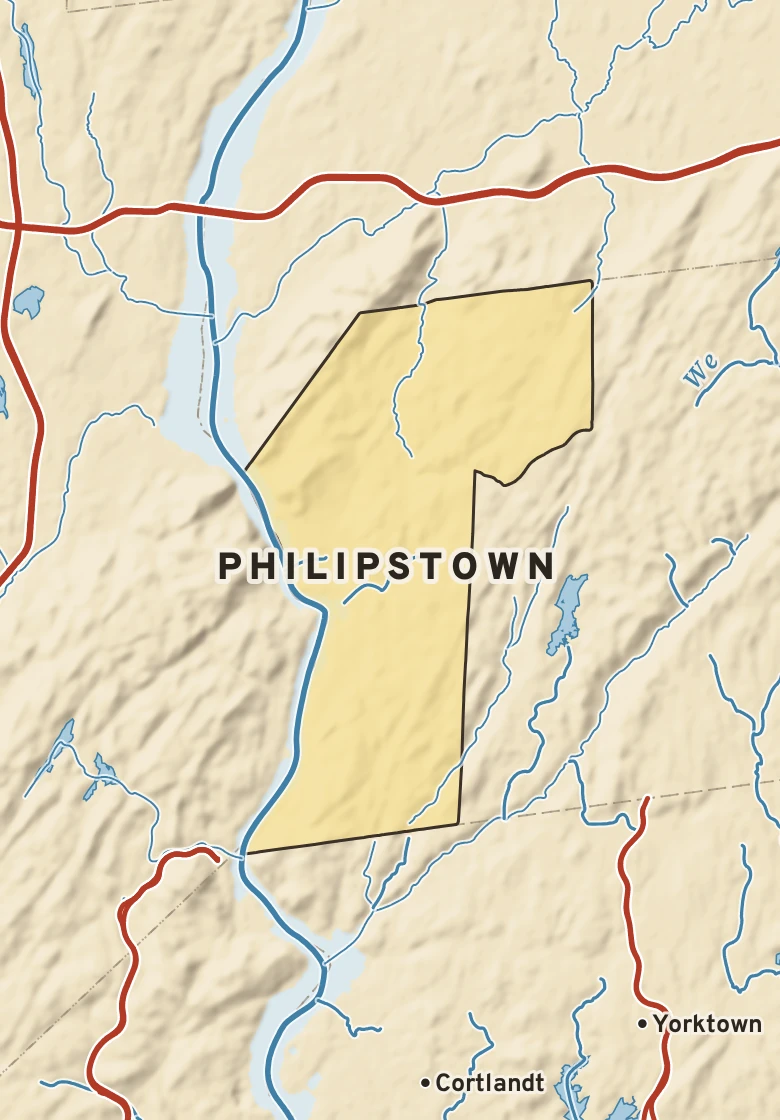 Atlas plate of Philipstown, New York.