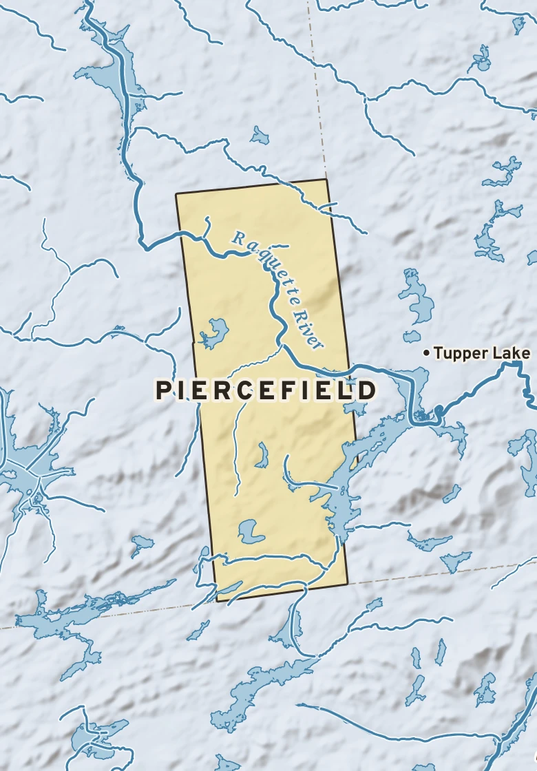 Atlas plate of Piercefield, New York.