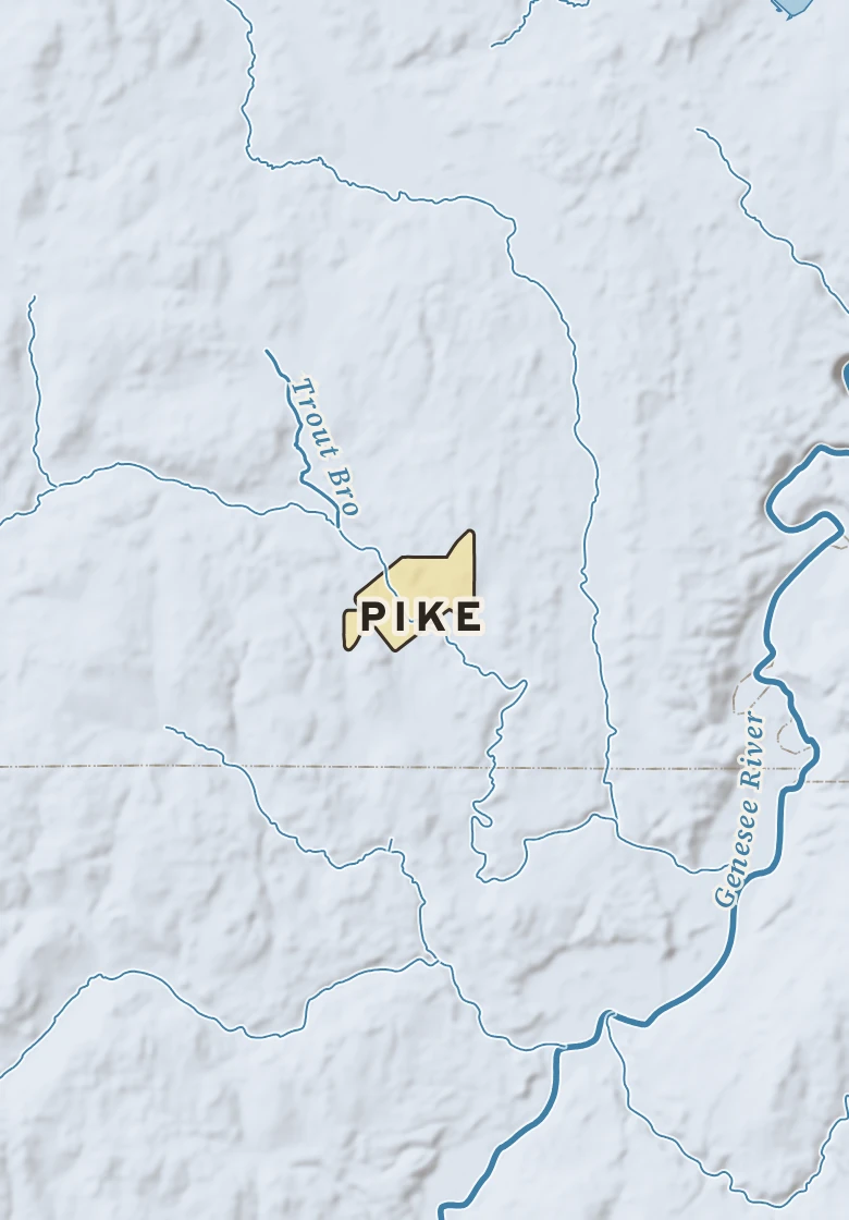 Atlas plate of Pike, New York.