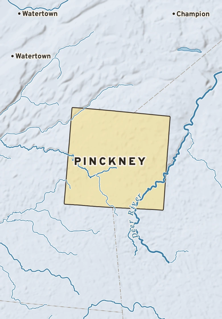 Atlas plate of Pinckney, New York.