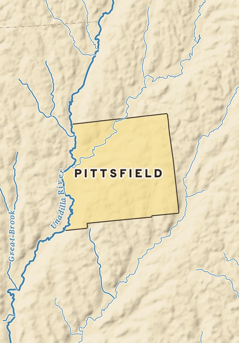 Atlas plate of Pittsfield, New York.