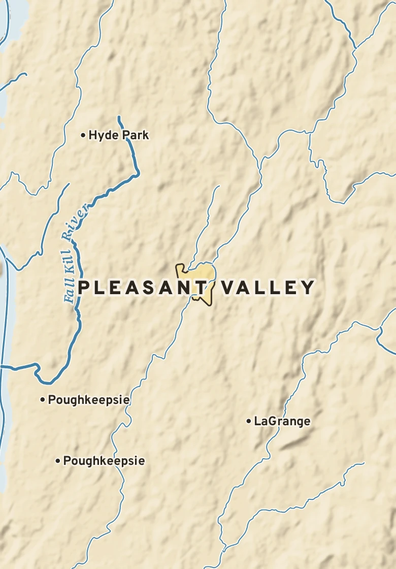 Atlas plate of Pleasant Valley, New York.