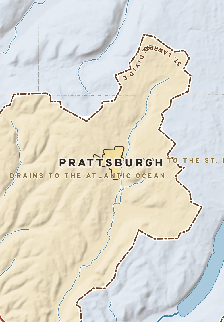 Atlas plate of Prattsburgh, New York.