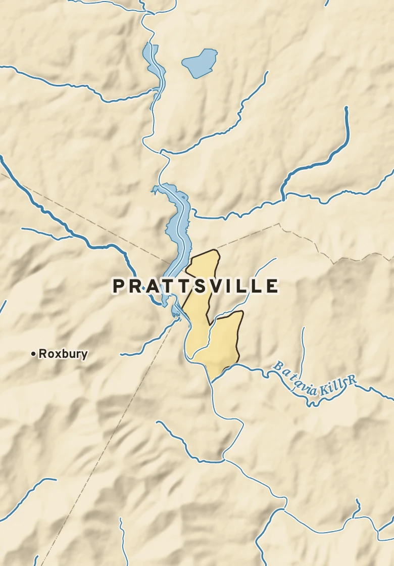Atlas plate of Prattsville, New York.