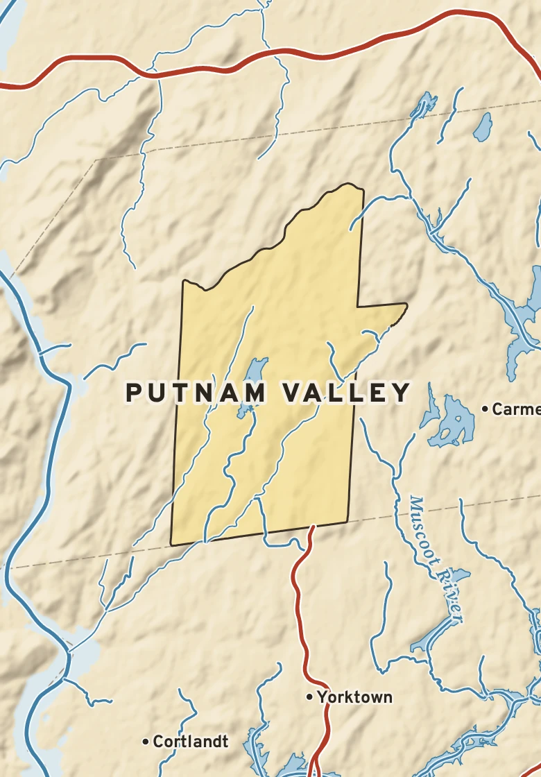 Atlas plate of Putnam Valley, New York.