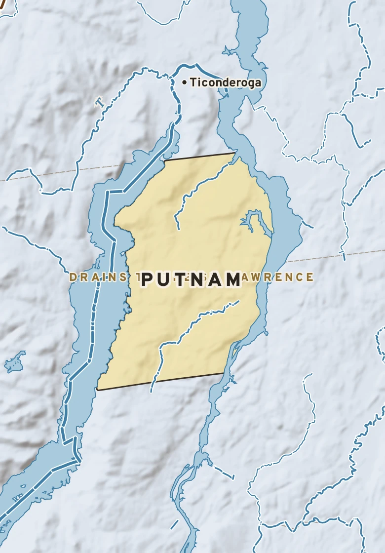 Atlas plate of Putnam, New York.