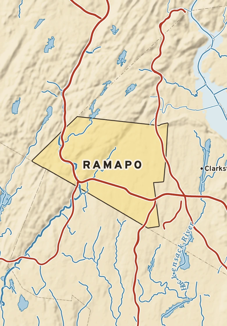 Atlas plate of Ramapo, New York.
