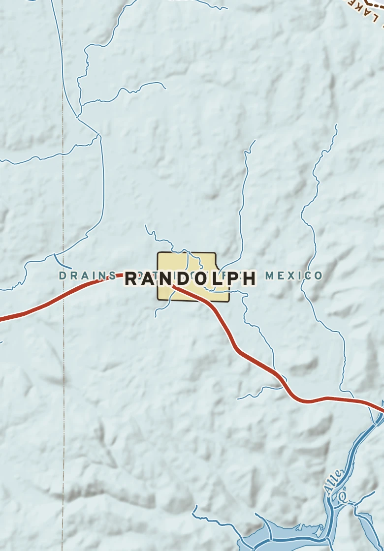 Atlas plate of Randolph, New York.