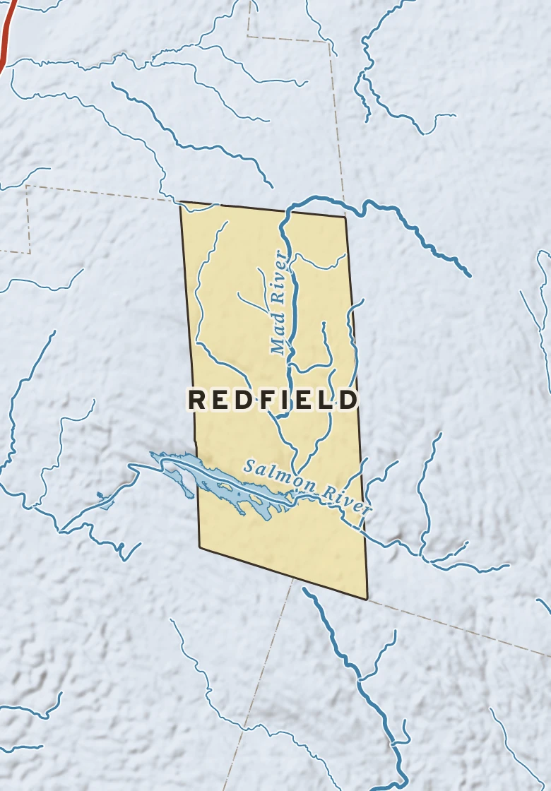 Atlas plate of Redfield, New York.