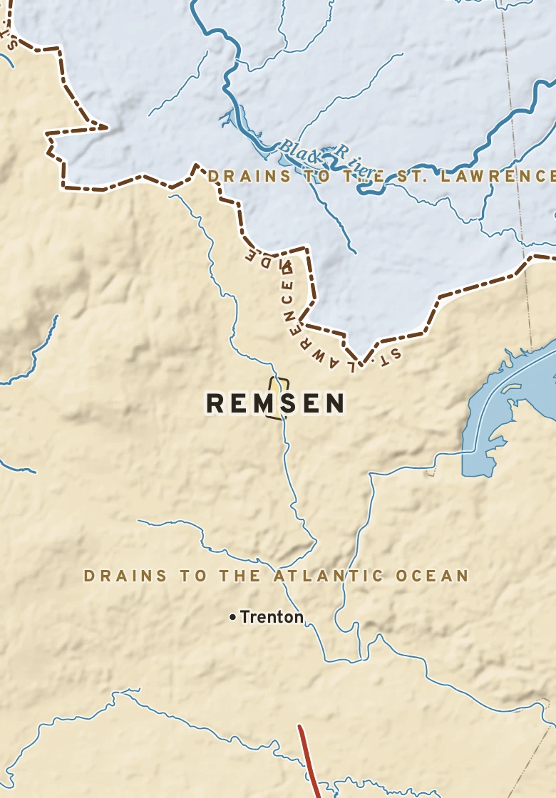 Atlas plate of Remsen, New York.