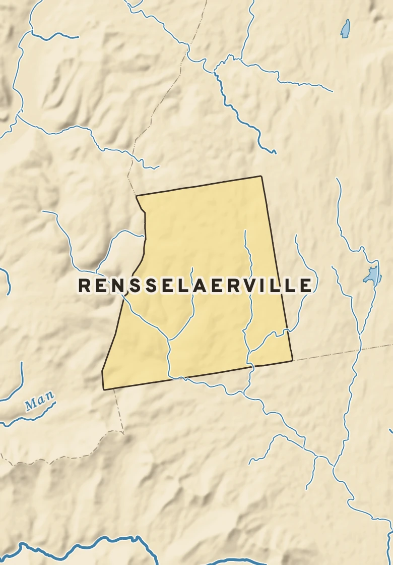 Atlas plate of Rensselaerville, New York.