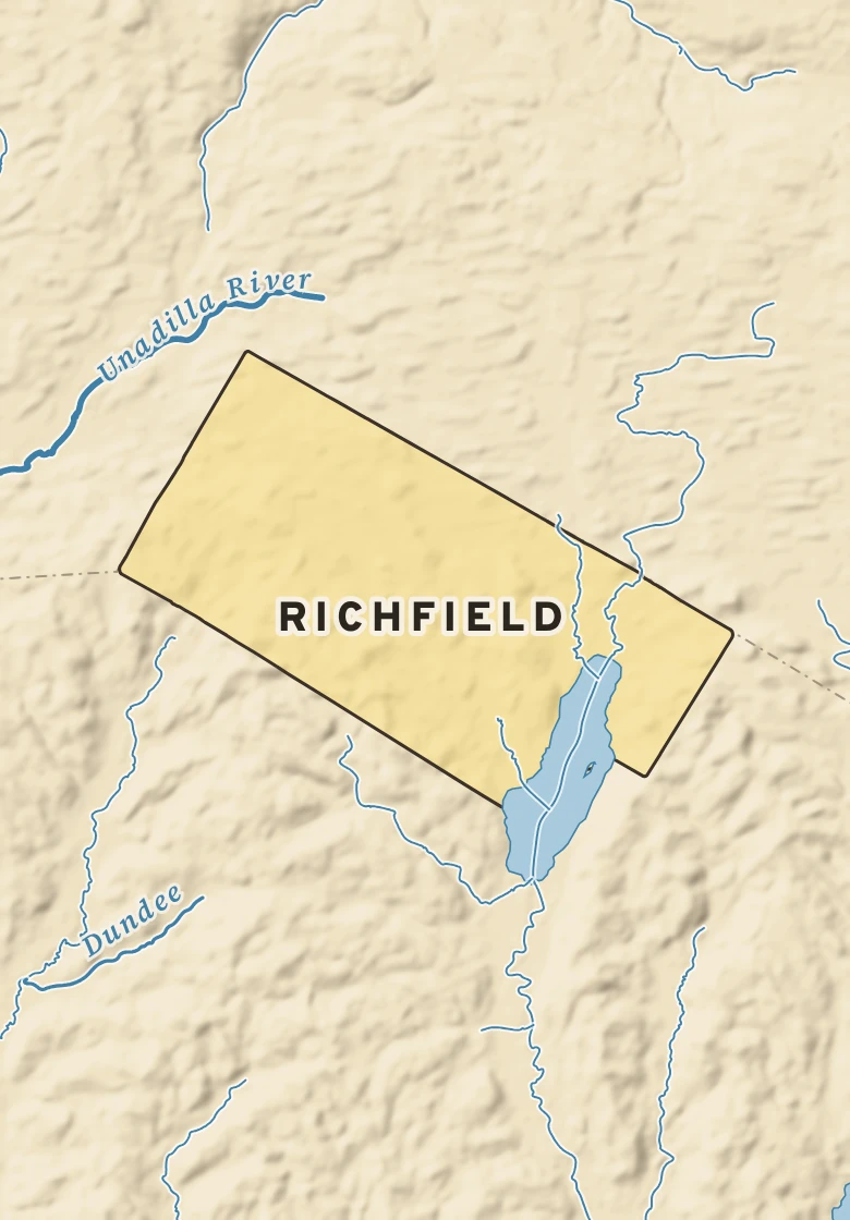 Atlas plate of Richfield, New York.