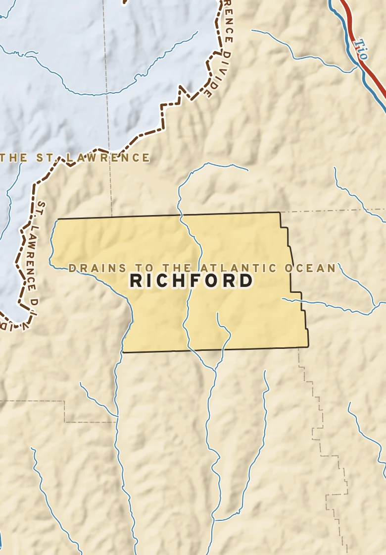 Atlas plate of Richford, New York.