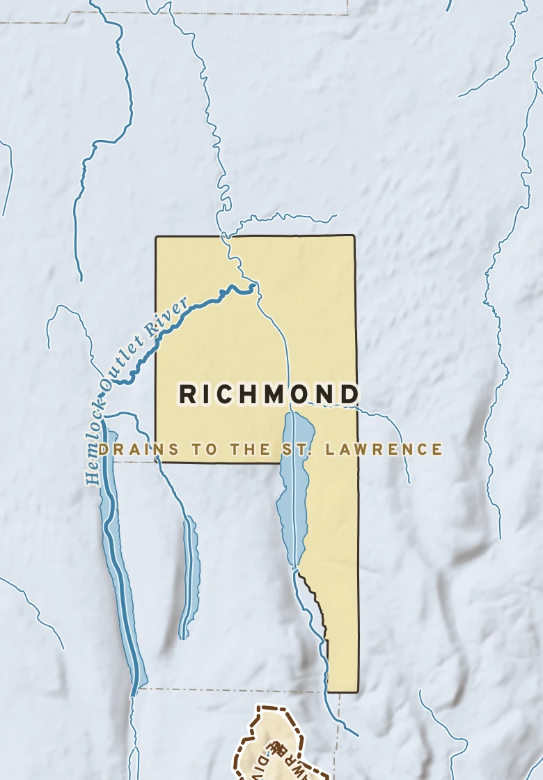 Atlas plate of Richmond, New York.