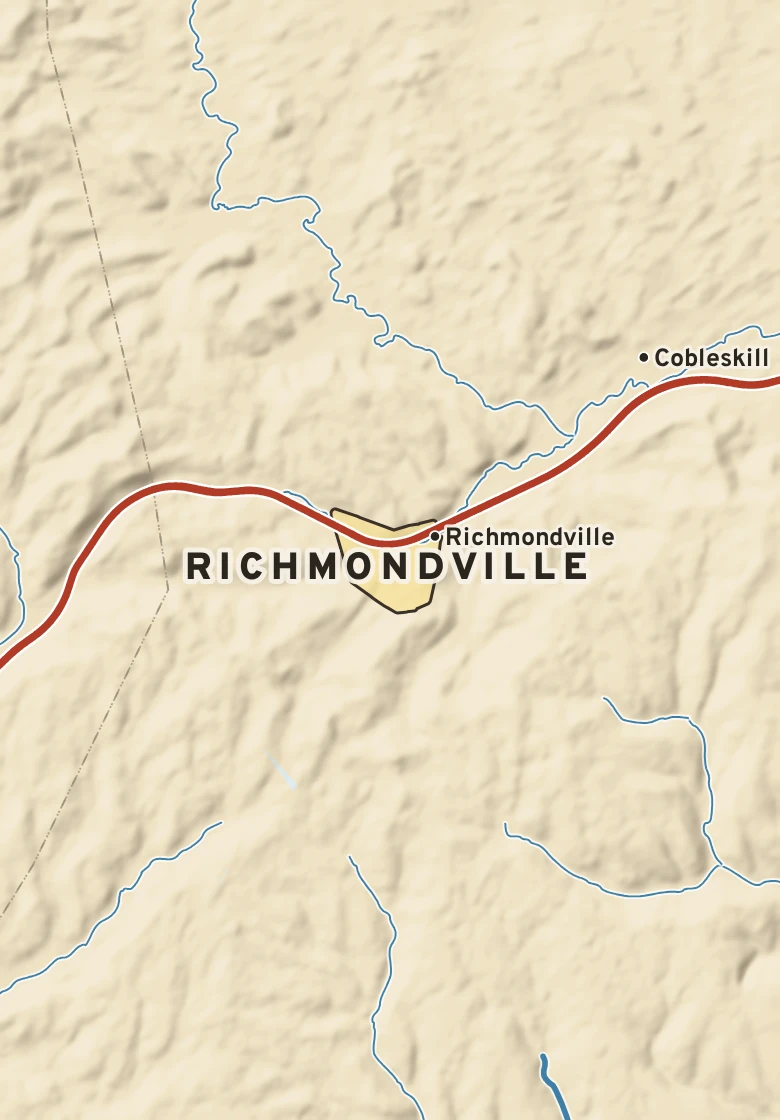 Atlas plate of Richmondville, New York.
