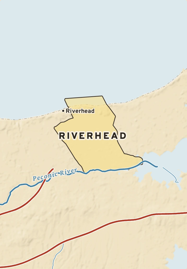 Atlas plate of Riverhead, New York.