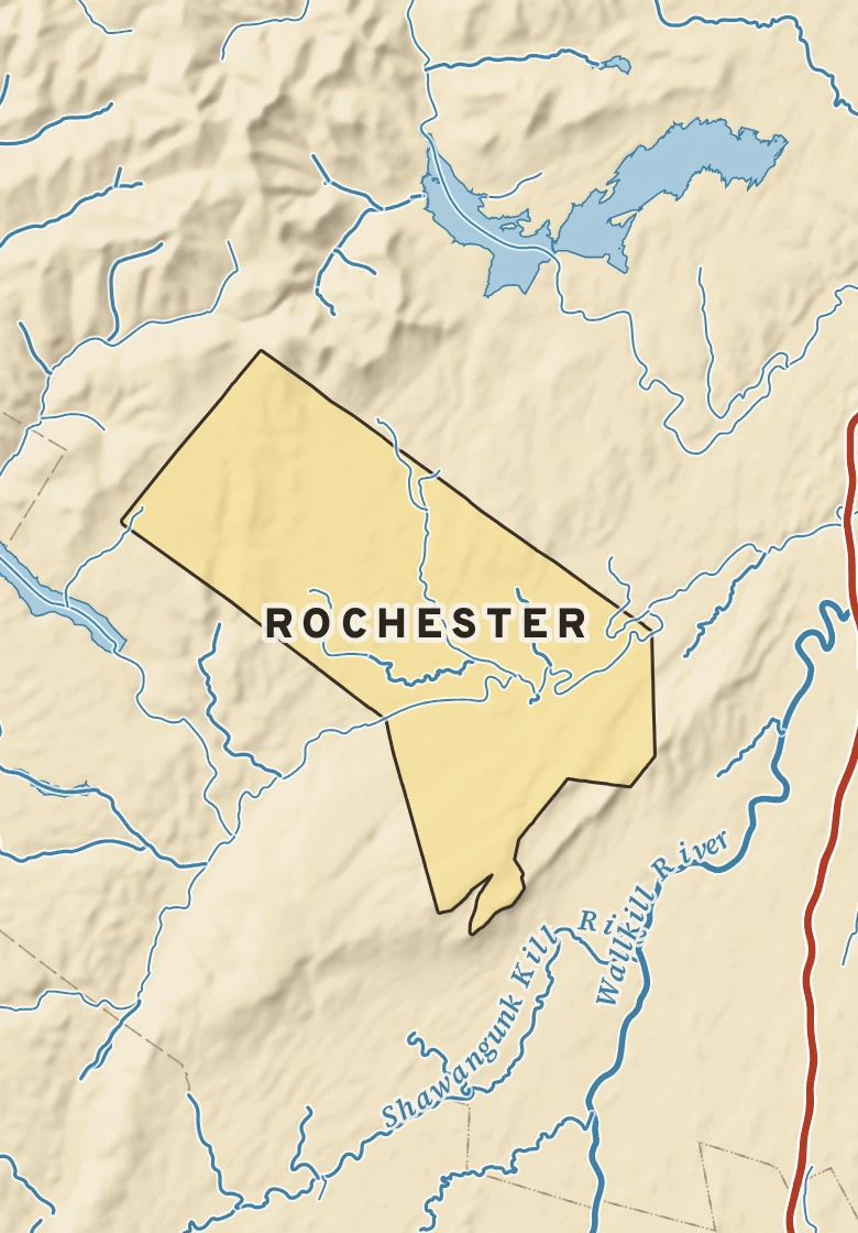Atlas plate of Rochester, New York.