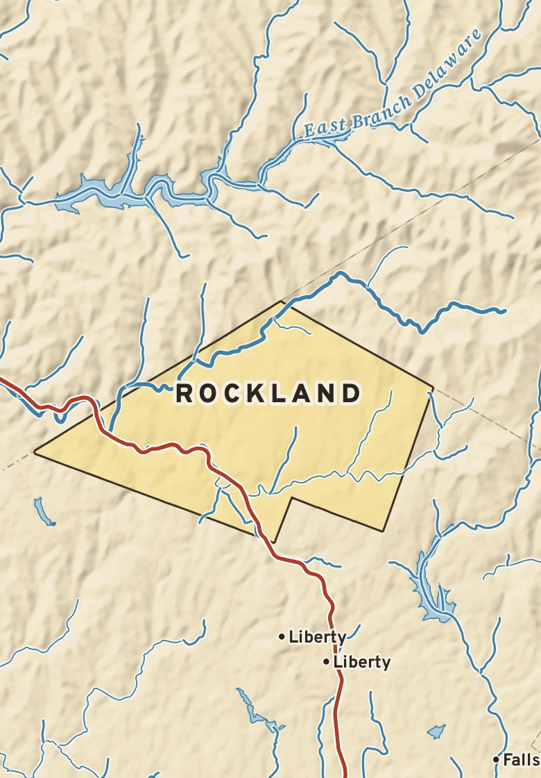 Atlas plate of Rockland, New York.