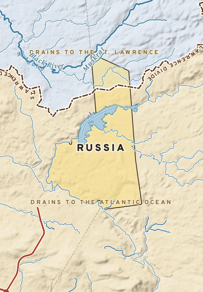 Atlas plate of Russia, New York.