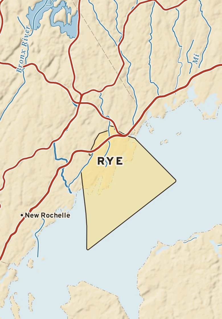 Atlas plate of Rye, New York.