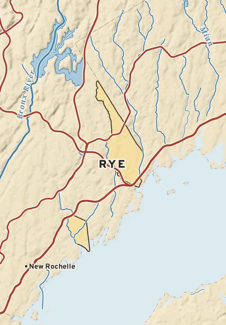 Atlas plate of Rye, New York.