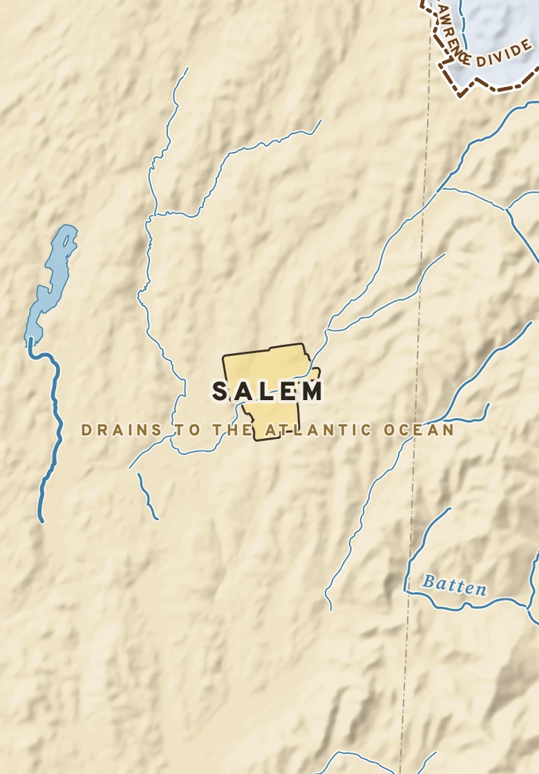 Atlas plate of Salem, New York.