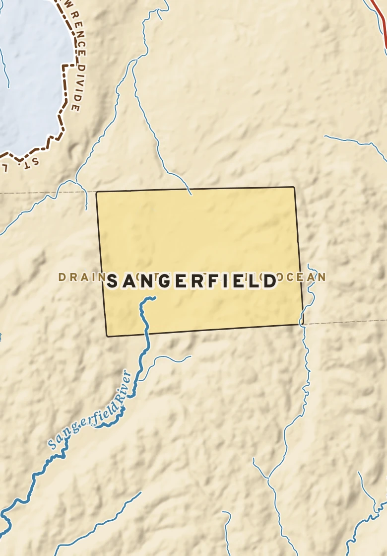Atlas plate of Sangerfield, New York.