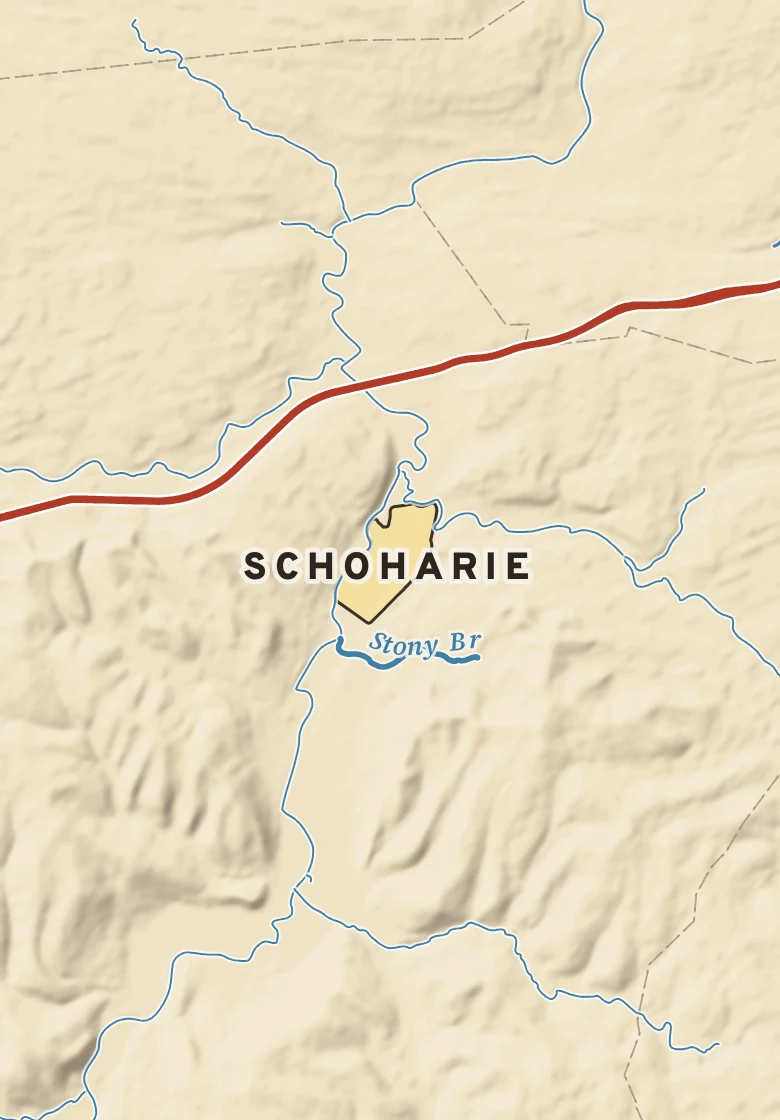 Atlas plate of Schoharie, New York.