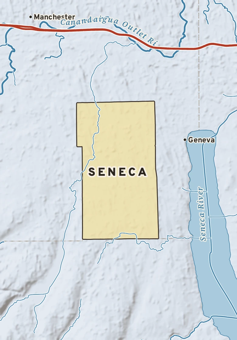 Atlas plate of Seneca, New York.