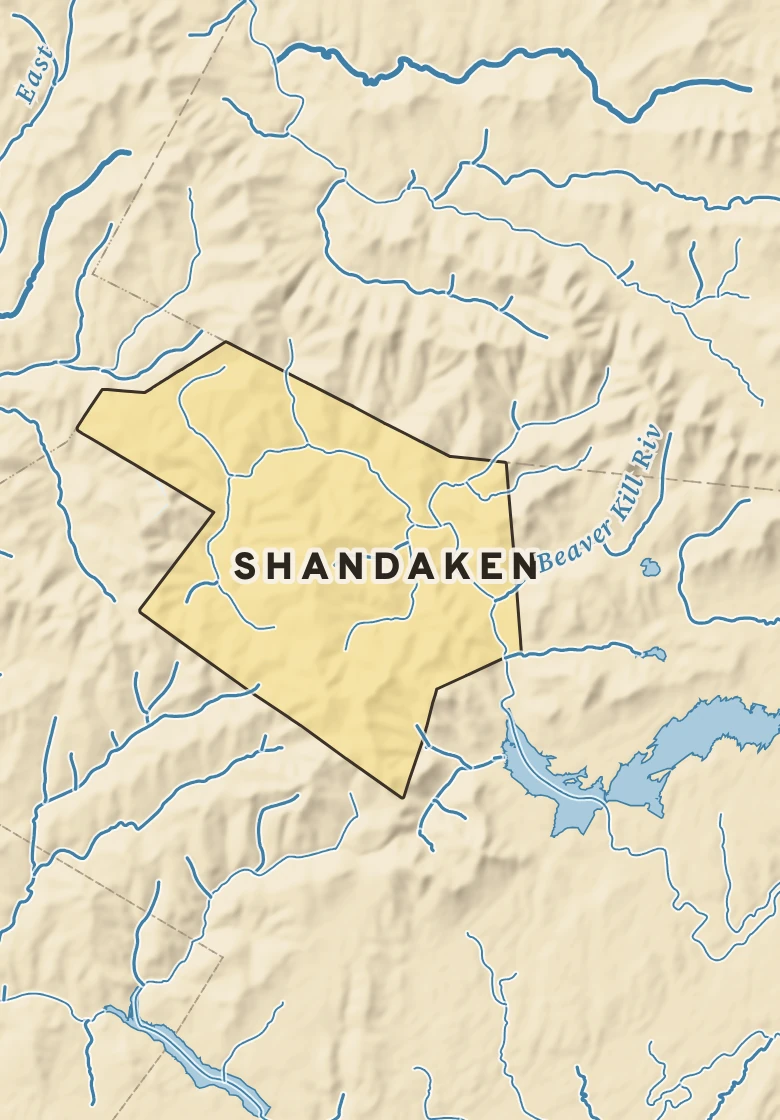 Atlas plate of Shandaken, New York.