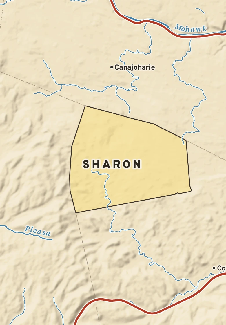 Atlas plate of Sharon, New York.