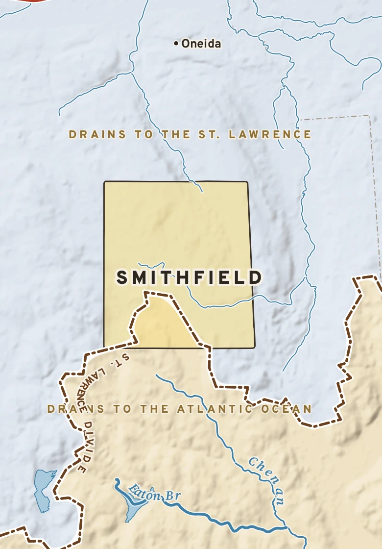 Atlas plate of Smithfield, New York.