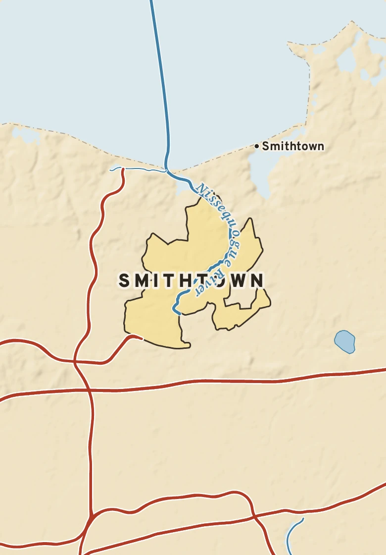Atlas plate of Smithtown, New York.